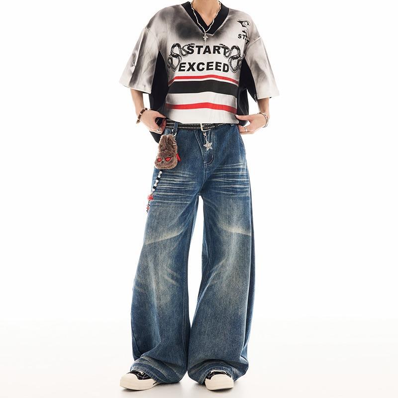 Men's Street Vintage Wide Legs - Street Fashion Jeans Men recension och pris