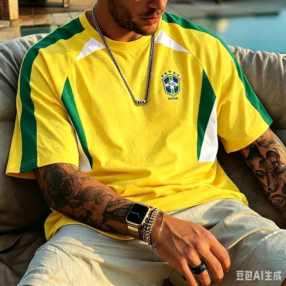 Brazil No.10 Retro Football Su - Street Fashion Brazil recension och pris
