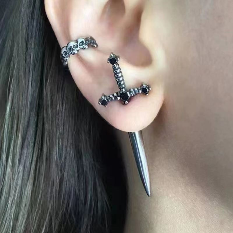 New In Fashion Vintage Hip Hop - Street Fashion Earrings recension och pris