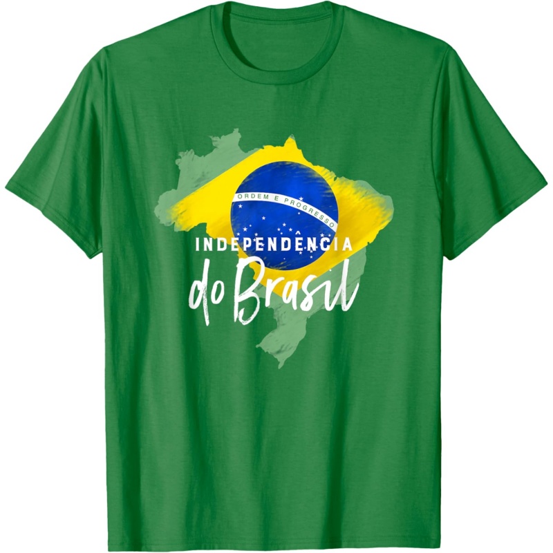 3D Printed Brazil Music T-Shir - Street Fashion Brazil recension och pris