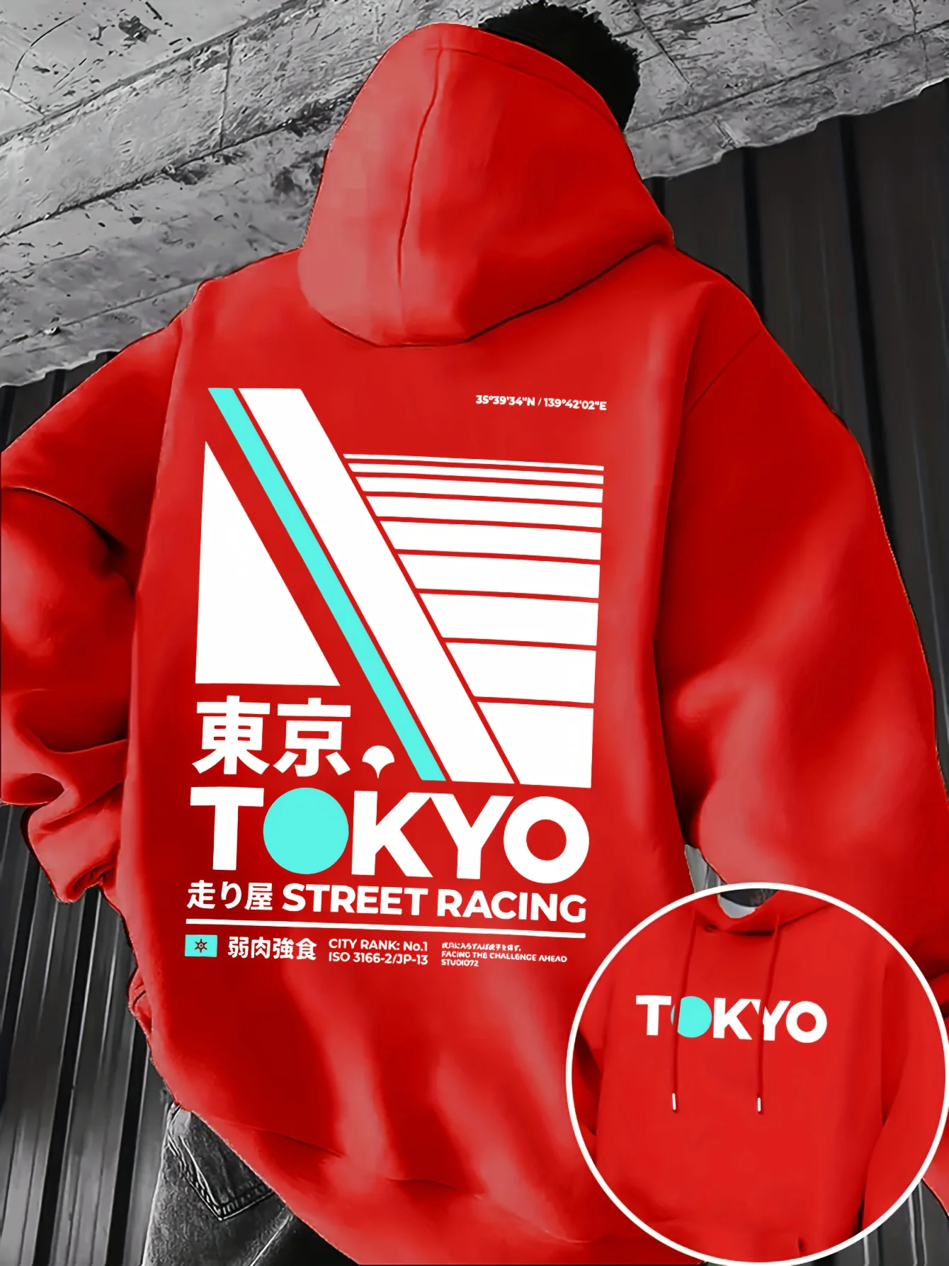 Retro JDM Tokyo Racing Double- - Street Fashion Tokyo recension och pris
