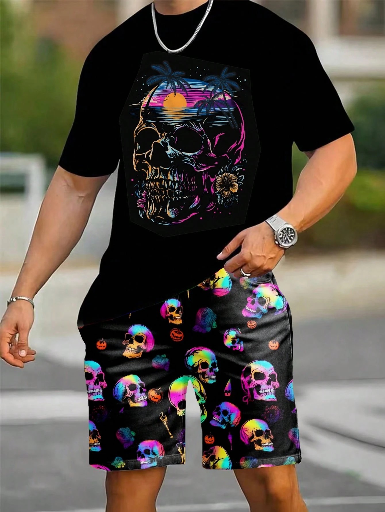 2026 Summer New Men's Short-Sl - Street Fashion For 2026 recension och pris