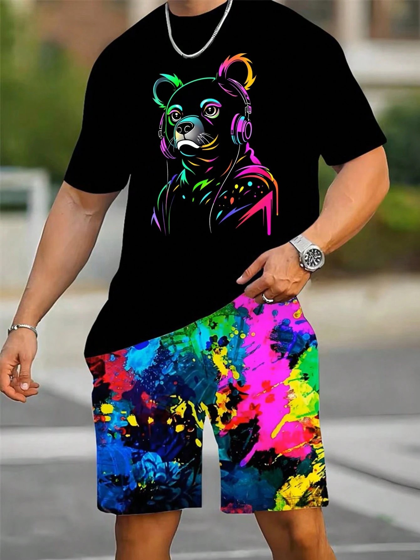 2026 Summer New Men's Short-Sl - Street Fashion For 2026 recension och pris