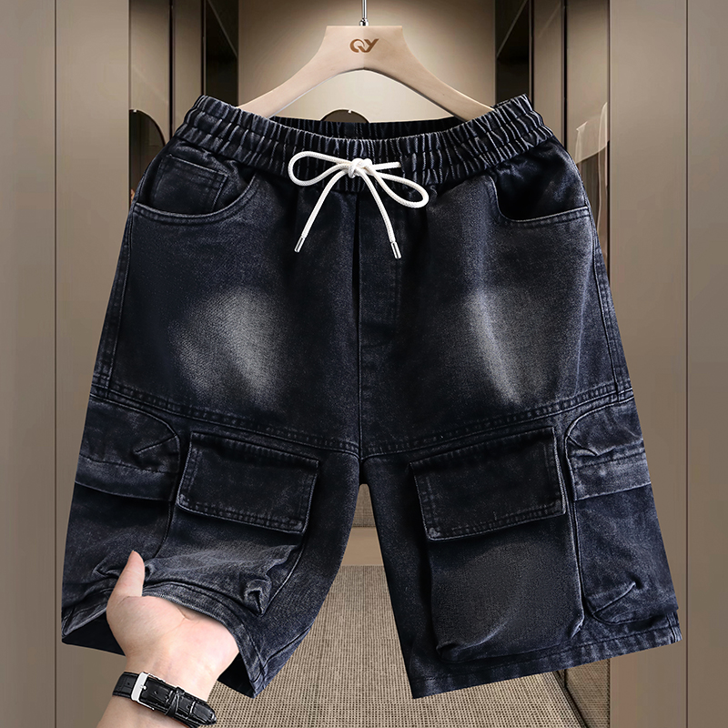 Men's Cargo Shorts New Summer  - Street Fashion Jeans Men recension och pris