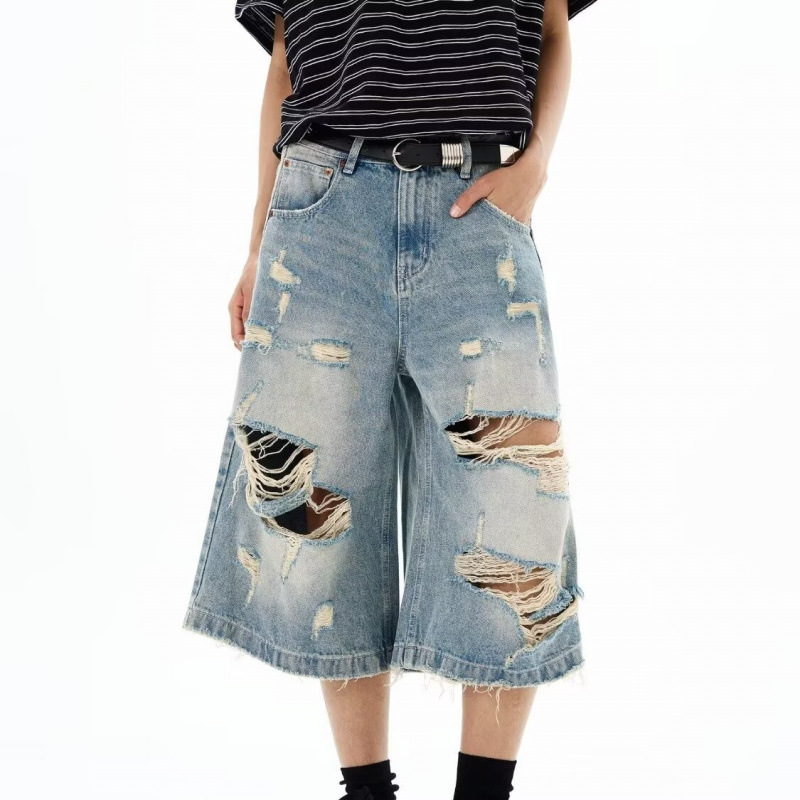 New Men Vintage Ripped Baggy S - Distressed Jean Rip recension och pris