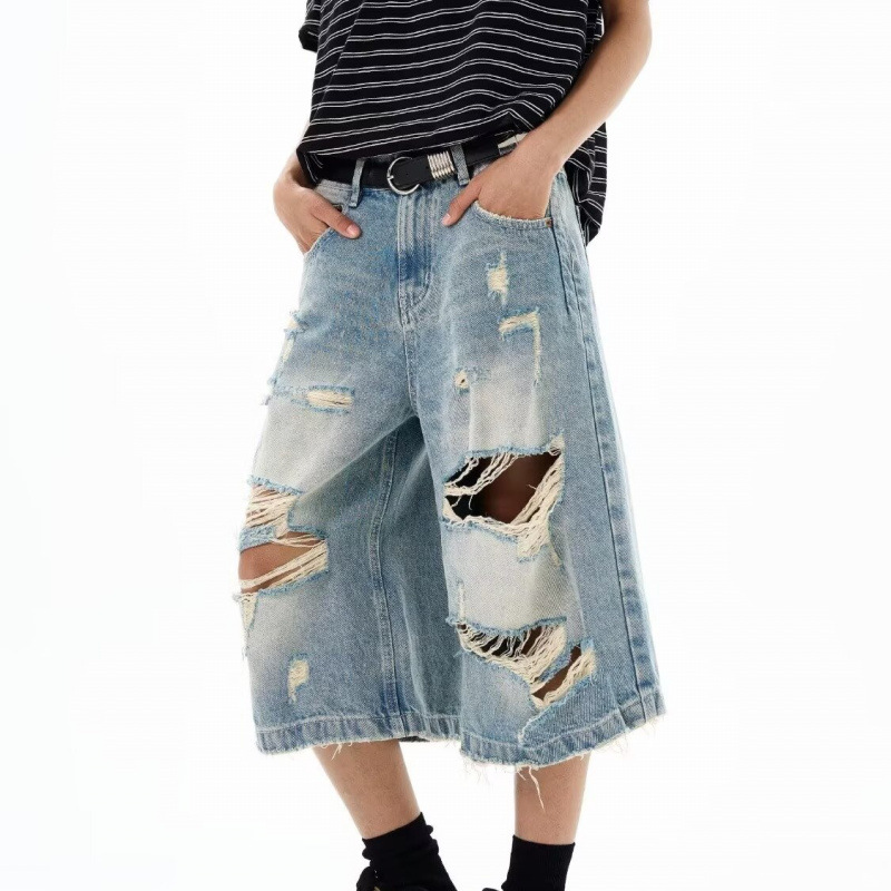 New Men Vintage Ripped Baggy S - Distressed Jean Rip recension och pris