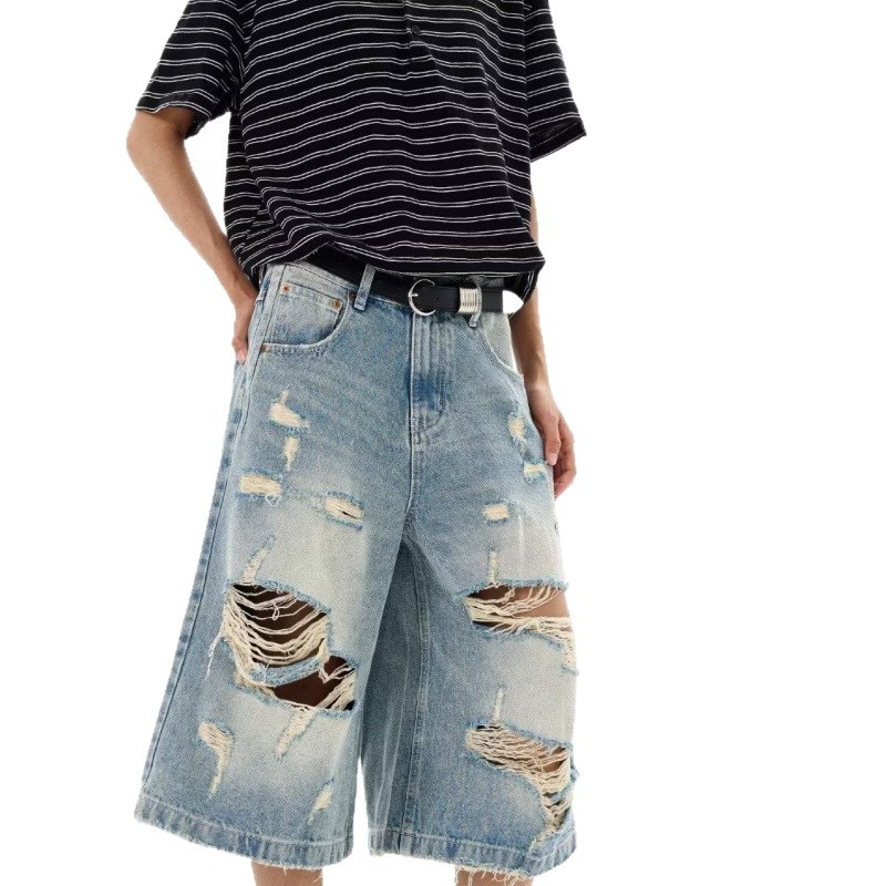 New Men Vintage Ripped Baggy S - Distressed Jean Rip recension och pris