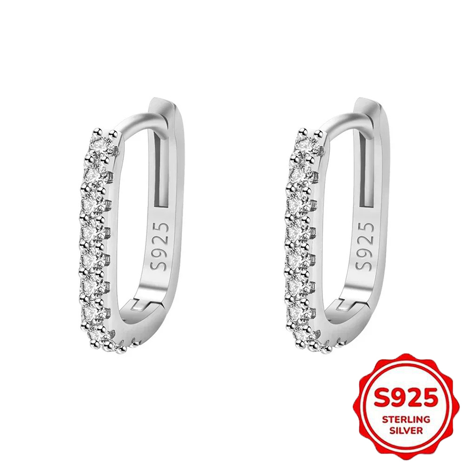 High-quality 925 Sterling Silv - Street Fashion Earrings recension och pris