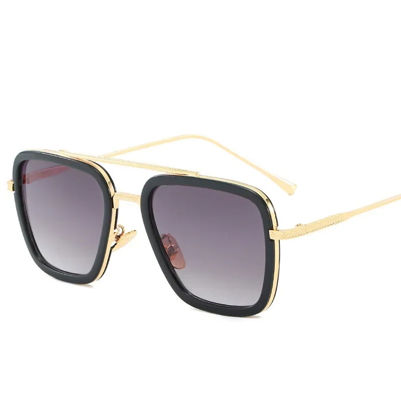 Steam Punk Tony Stark Sunglass - Street Fashion Glasses recension och pris