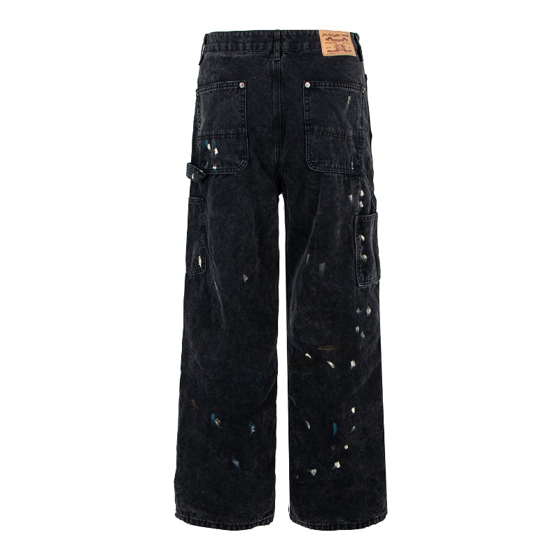 American Retro High Street Rip - Street Fashion Jeans Men recension och pris