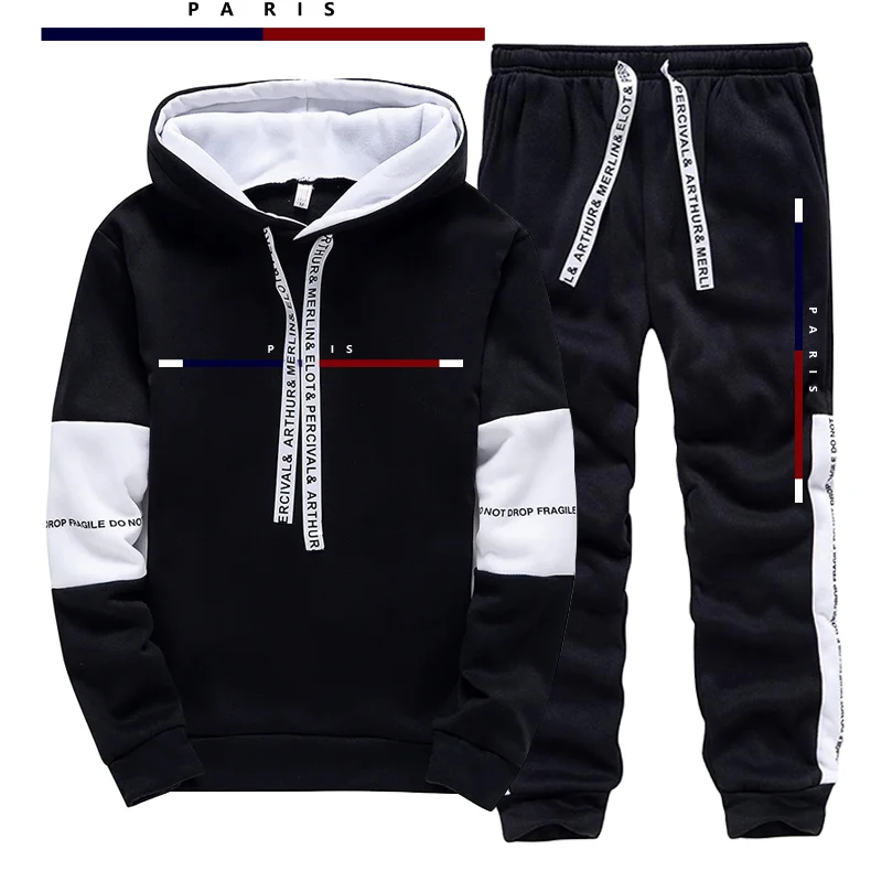 Paris Fashion Printed Men's Se - Street Fashion Outfit recension och pris